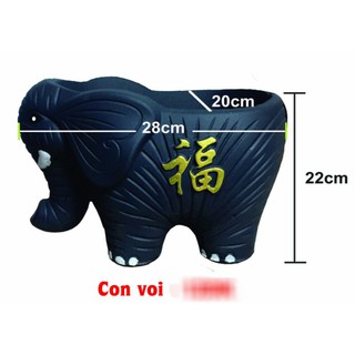 Khuôn đúc chậu cảnh ABS hình con voi