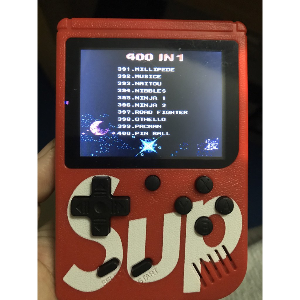 Máy Chơi Game Cầm Tay 4 Nút SUP 400 in 1