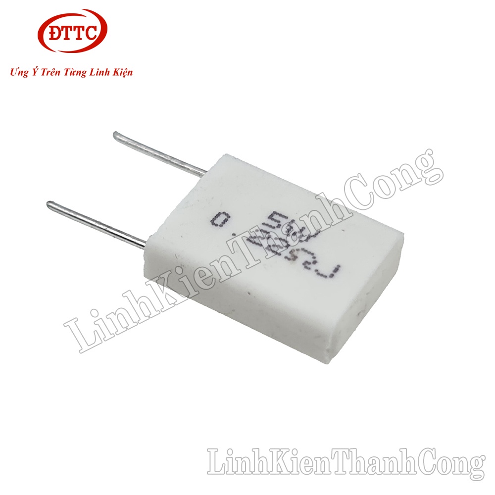 Điện trở sứ 5W loại đứng 0.22R 0.33R 0.47R 5W