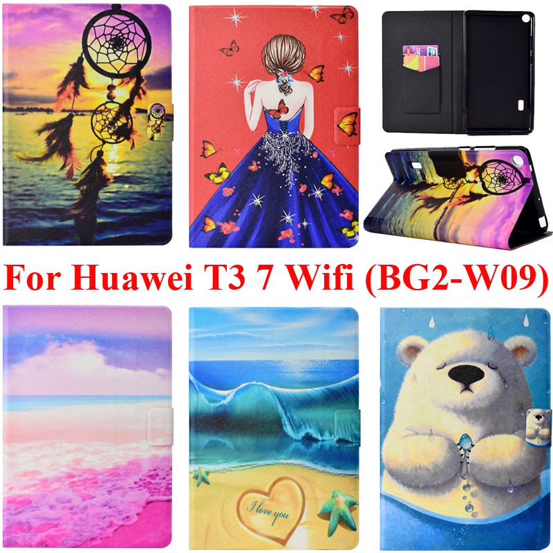 Huawei Mediapad T3 7 3G BG2-U01 Mềm Vỏ bảo vệ T3 7.0 Wifi BG2-W09 Dễ thương Ốp lưng