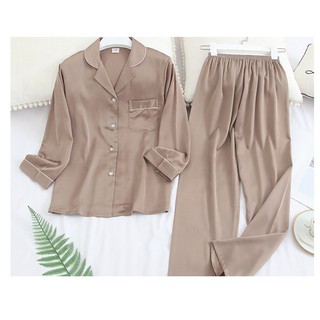 Pijama Lụa Dài Tay Cao Cấp Y29