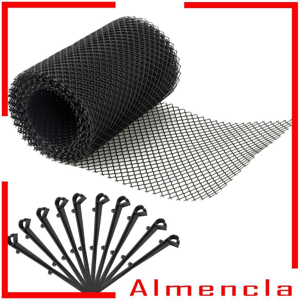 Lưới bảo vệ máng xối ngăn cặn rêu màu đen