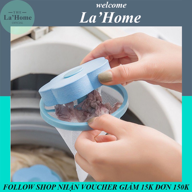 Phao lọc cặn máy giặt La'Home, Phao lọc rác máy giặt hình bông hoa, lọc cặn rác hiệu quả