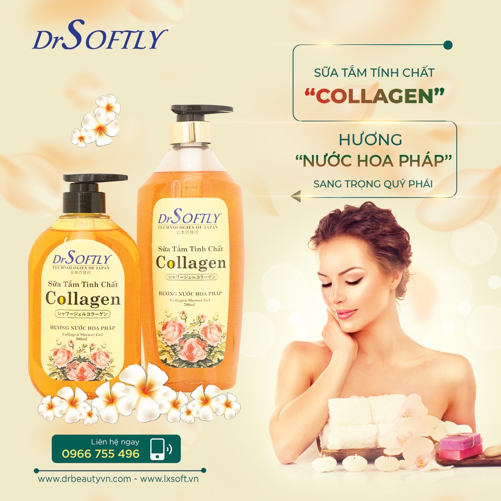Sữa tắm tinh chất Collagen, Hương nước hoa Pháp🌺Da khỏe, sạch sâu🌺Hương nước hoa quyến rũ.