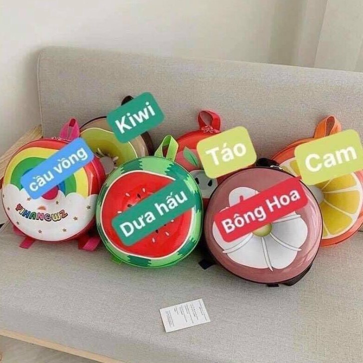 Balo cho bé balo hình trái cây,hoa quả đáng yêu,chống nước,chống va đập hàng CAO CẤP