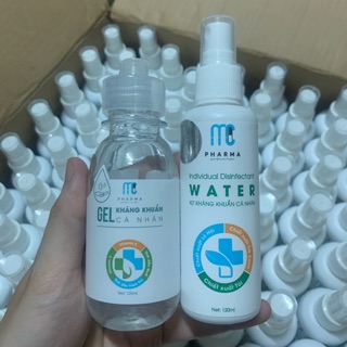 XỊT KHỬ TRÙNG - RỬA TAY KHÔ MC PHARMA CHAI 120ml