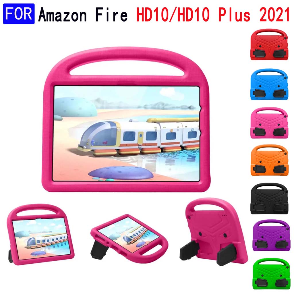 Ốp máy tính bảng EVA có giá đỡ an toàn cho Amazon Fire HD10 2021 / Fire HD 10 Plus 2021 10.1 inch