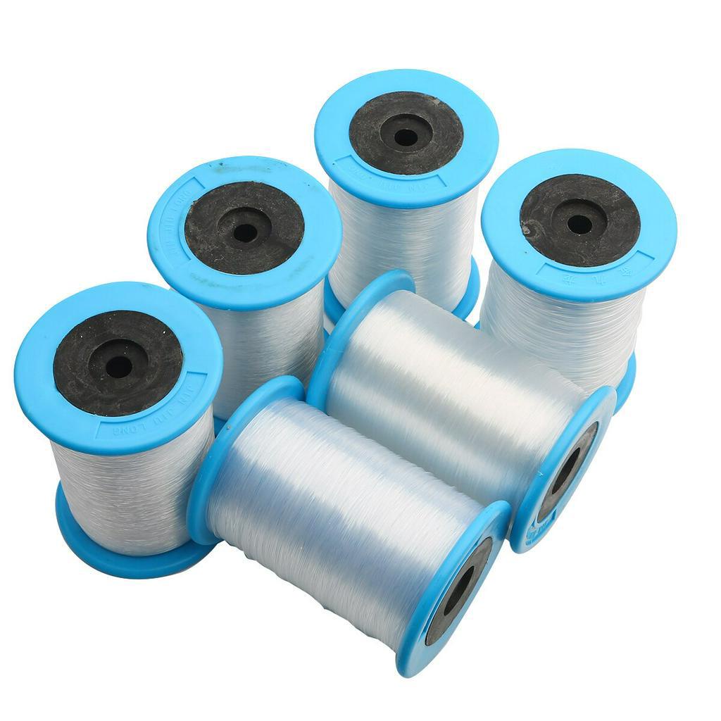 Beadia 1 Cuộn Dây Cước Nylon Trong Suốt Dùng Làm Trang Sức Thủ Công