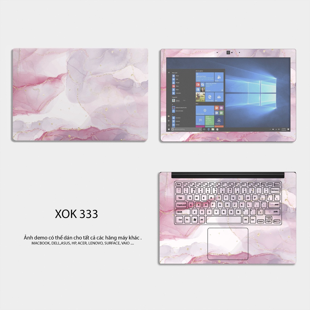 Dán Skin Laptop Mẫu Vân Trừu Tượng