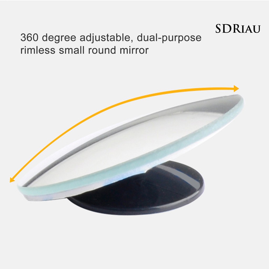 Set 2 gương cầu lồi gắn kính chiếu hậu xe hơi tiện dụng