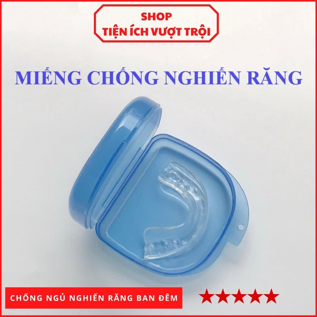 Miếng chống nghiến răng, nhỏ gọn, bảo vệ răng khi ngủ cho người lớn và trẻ em 3-Tiện Ích Vượt Trội