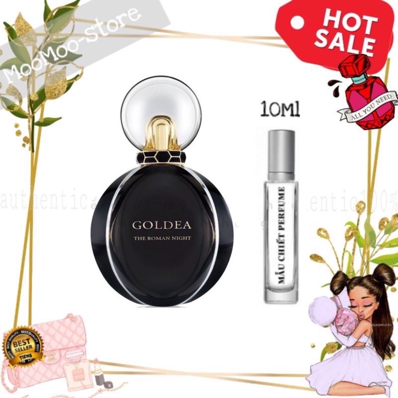 💥HOT💥 Nước hoa dùng thử Bvlgari Goldea The Roman Night 5ml/10ml/20ml