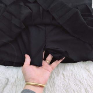 Chân váy xòe xếp li bầu