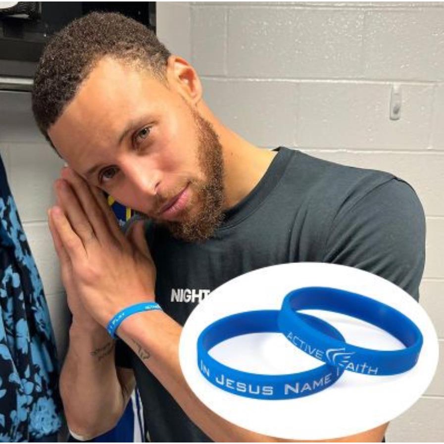 1 Vòng Đeo Tay Thiết Kế Phong Cách Bóng Rổ NBA Vòng Tay silicone 30 Stephen Curry Phiên Bản Sưu Tầm Bóng Rổ Golden State Warriors