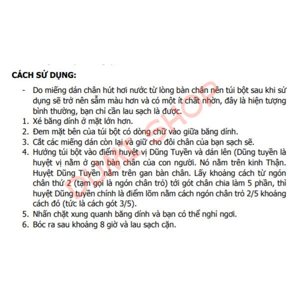 Hộp 50 Miếng Dán Chân Ngải Cứu Thải Độc Đông Y Lão Bắc Kinh (TongkhomienbacMB)