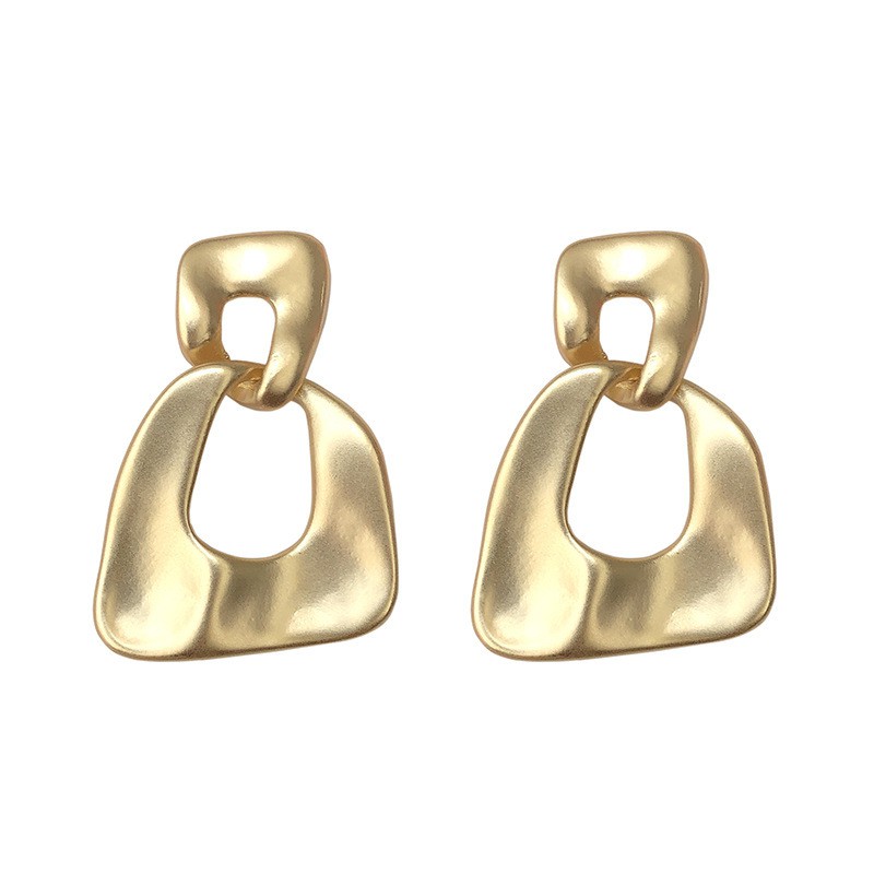 Khuyên Tai Mạ Bạc Thiết Kế Đơn Giản Thời Trang A701