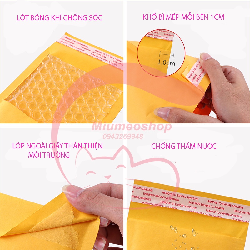 GIAO HỎA TỐC-CHUYÊN SỈ,LẺ-Túi bóng khí túi gói hàng chống sốc bóng khí đóng gói hàng hóa an toàn nhiều kích thước(THÙNG)
