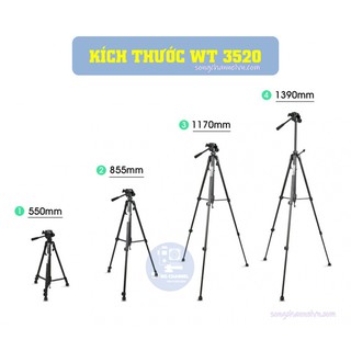Chân máy ảnh Tripod Weifeng WT-3520