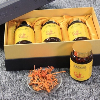 Đông Trùng Hạ Thảo Nguyên Con – Thể Khô ( Hộp 3 Lọ )