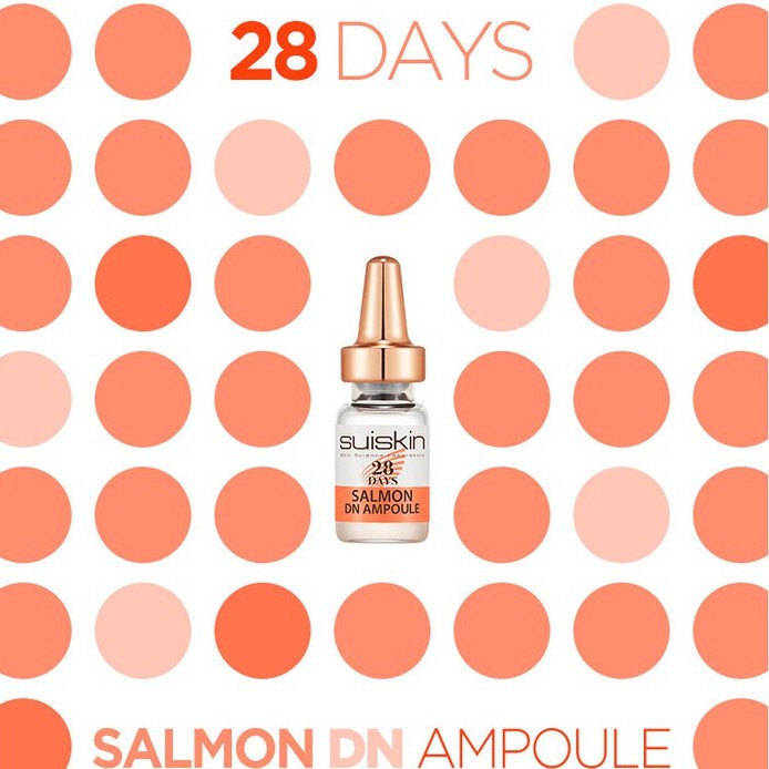 Serum trắng da [Hàng Chuẩn] Lẻ 1 lọ tinh chất dna cá hồi suiskin salmon dn ampoule 28 days