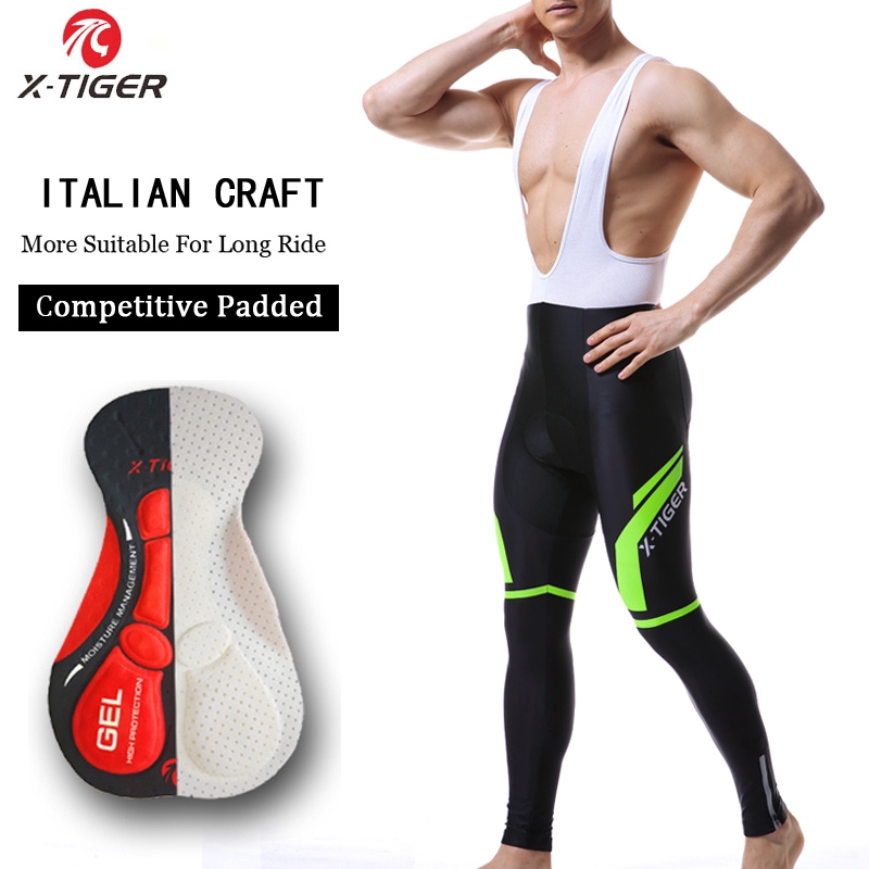 Quần đạp xe thể thao X-TIGER có tấm lót đáy dạng gel 5D