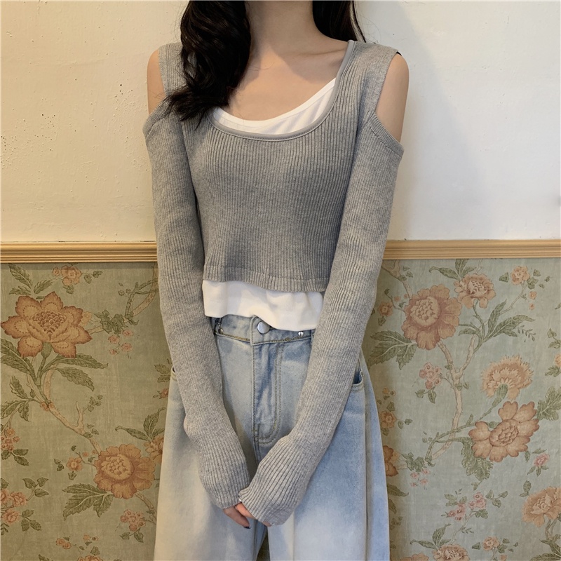 NRVP Áo Sweater Dài Tay Phong Cách Hàn Quốc Sành Điệu Dành Cho Nữ