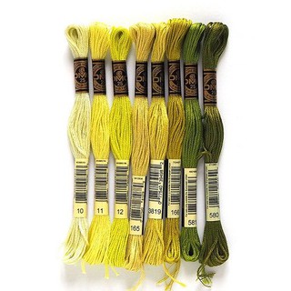 1/3 (HN) CROWN Chỉ thêu DMC chính hãng Pháp  (RÊU)