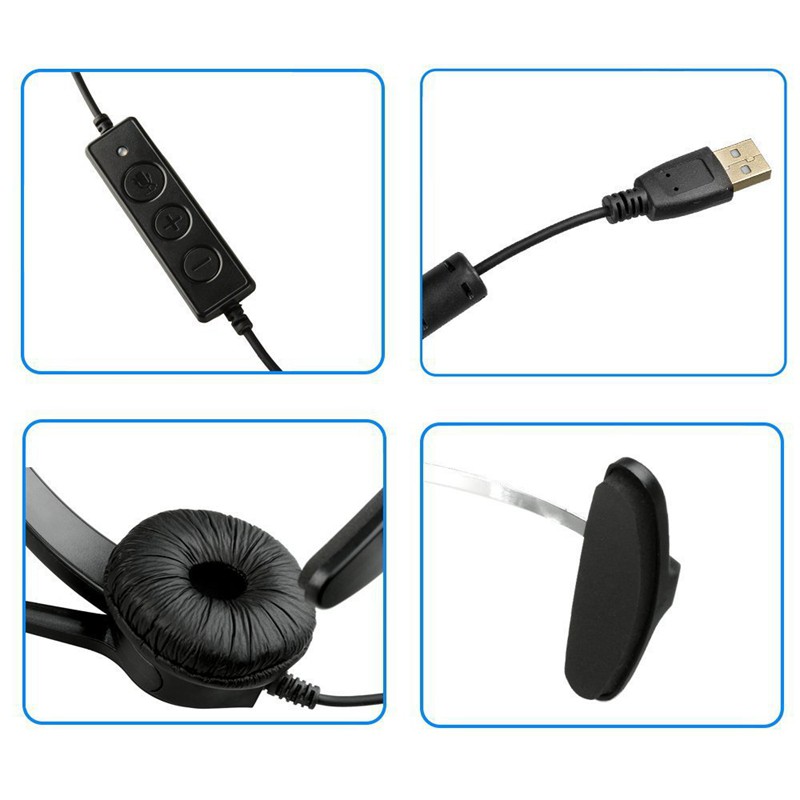 Tai Nghe Cổng Usb Chống Ồn Có Mic