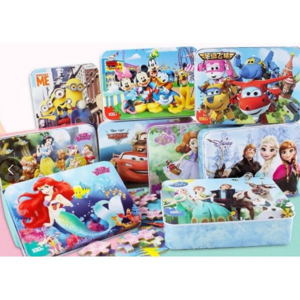 TỰ CHỌN MẪU] - Ghép hình PUZZLE 100 mảnh CAO CẤP 3D dập nổi - Gỗ mịn đẹp