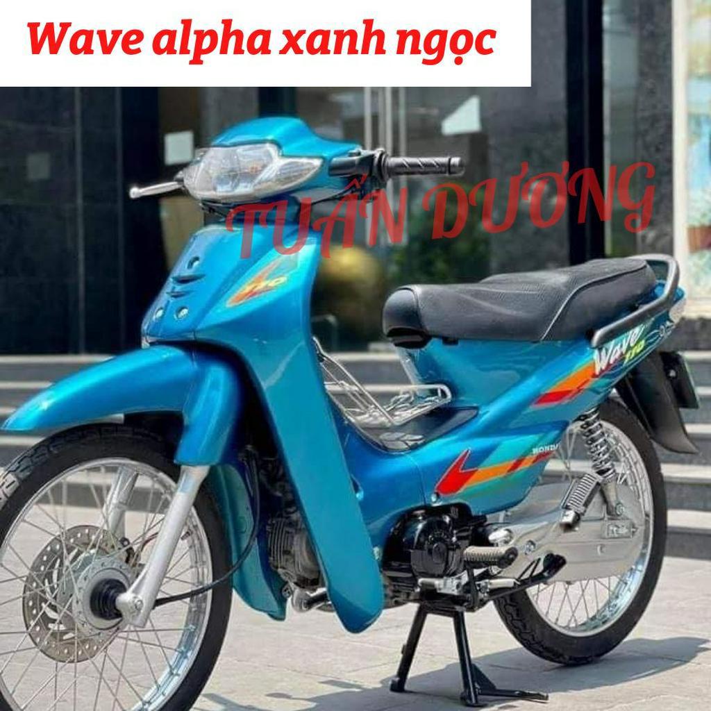 Dàn Áo Wave Nhỏ - Wave Alpha Cao Cấp [Tặng Tem 3 Lớp] Bộ Nhựa Wave 100 Đời 1993-2005 - Bộ Áo Xe Wave Anpha BảoHành 2 Năm
