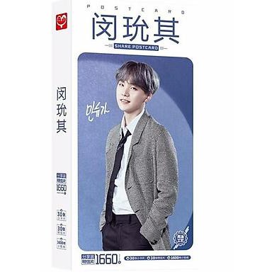 Postcard bưu thiếp SUGA BTS 1660 pics