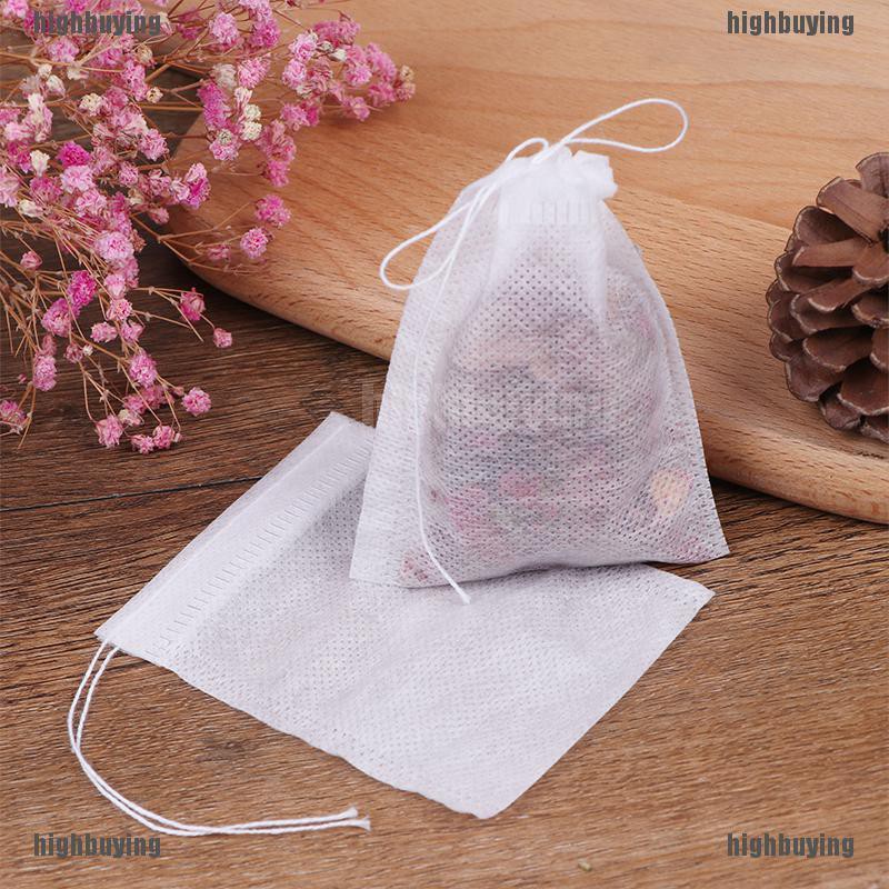 Set 100 Túi Lọc Trà Dây Rút 7X9Cm