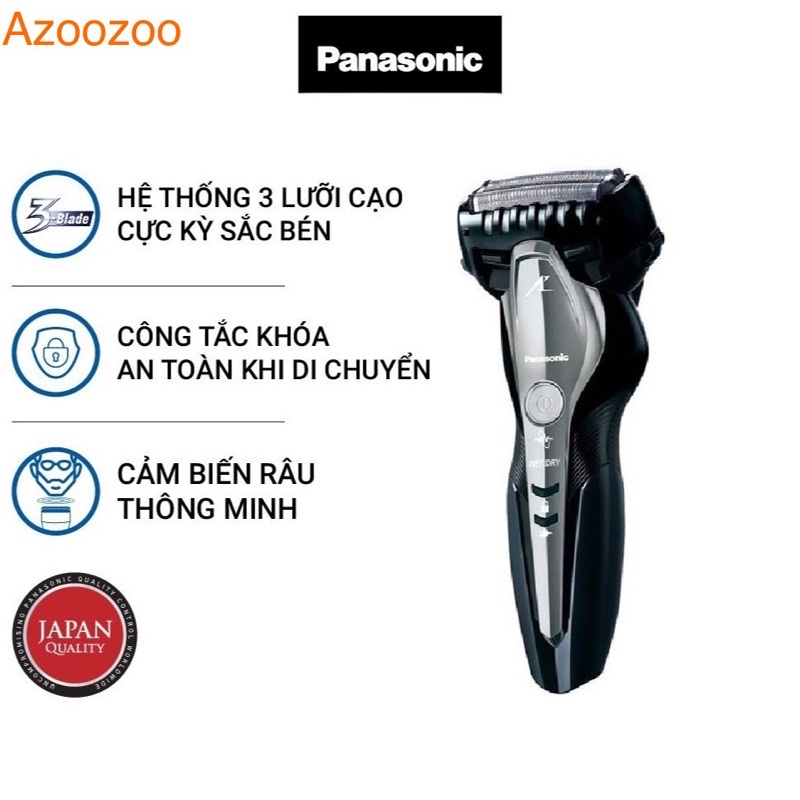 Máy Cạo Râu 3 Lưỡi Panasonic ES-ST2N-K751 - Hàng Chính Hãng