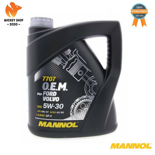 [Pro] Nhớt MANNOL 5W-30 SN O.E.M Cho Xe Ford, Volvo 7707 – 4L Hàng Đức Cao Cấp Chính Hãng - Mickey2020shop