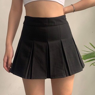 Váy ERRORIST xếp li 90s pleated xám/ đen/trắng