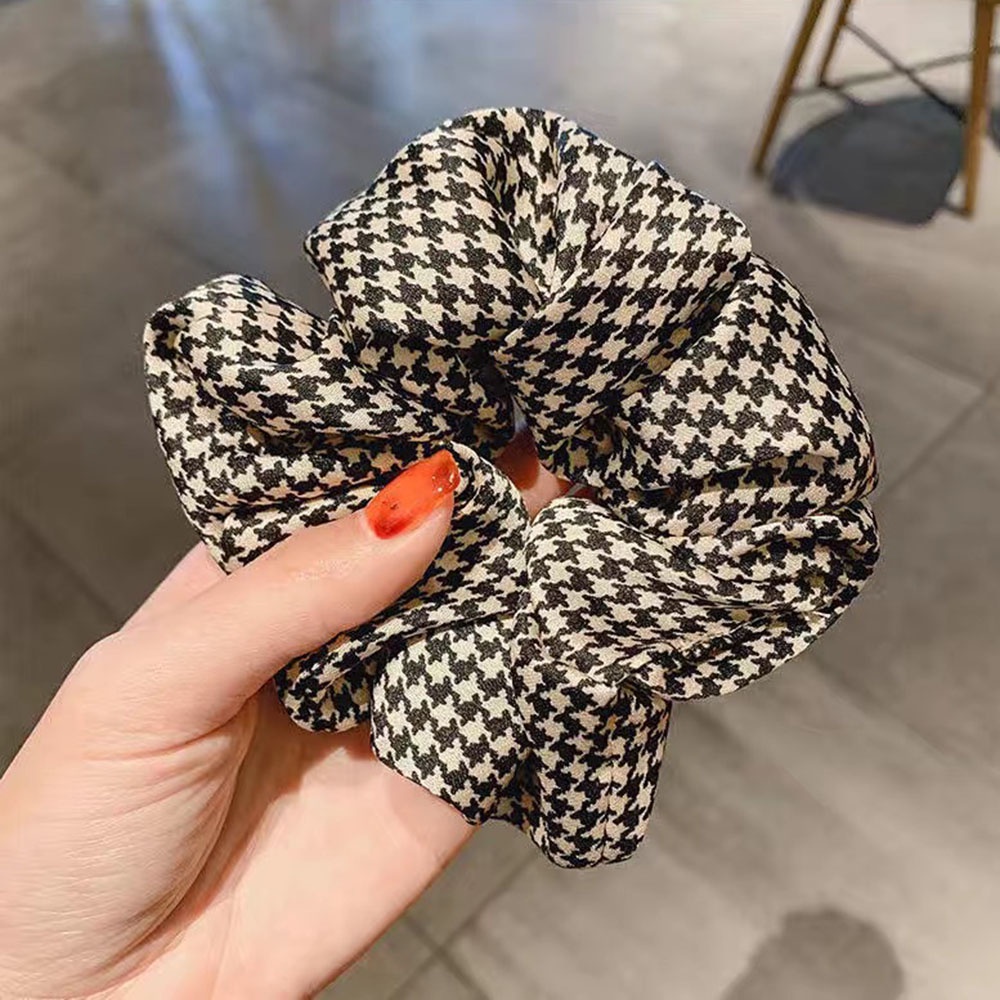 Dây buộc tóc đàn hồi họa tiết da báo thời trang thanh lịch cho nữ