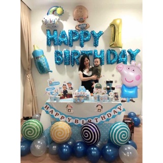 Set bóng sinh nhật cho bé 1 tuổi