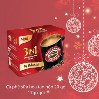 [Mẫu Tết 2022] Cà Phê Highlands Coffee 3in1 Hòa Tan (hộp 20 Gói x 17g/gói)