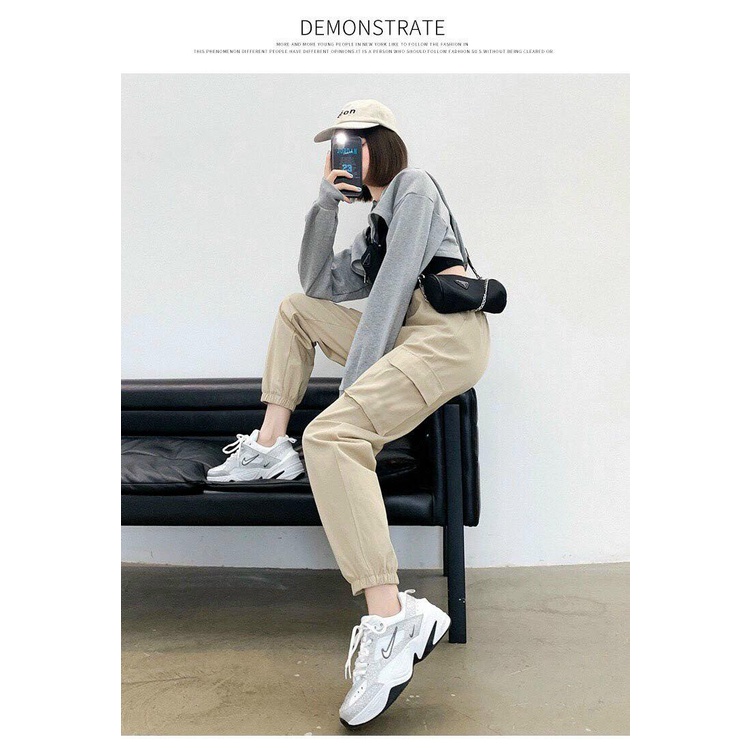 Quần Kaki Ống Rộng Unisex Quần Kaki Hàn Quốc trẻ trung phong cách cạp chun vải mềm co giãn