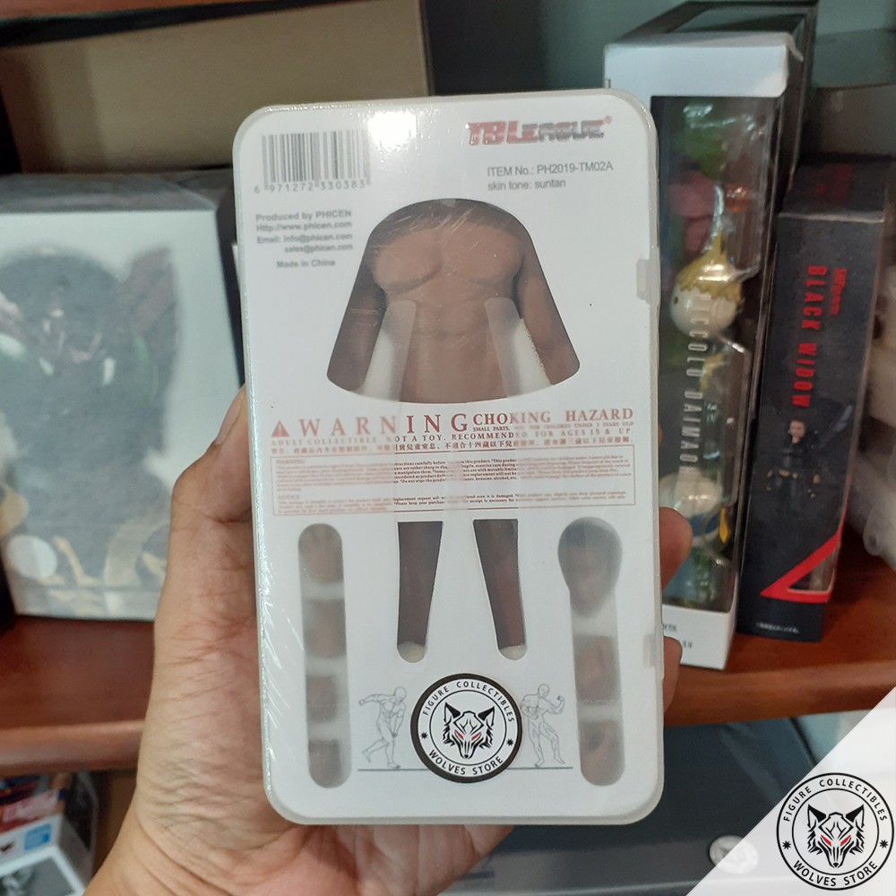 Mô hình chính hãng TBLeague 1/12: Body nam giới của Phicen