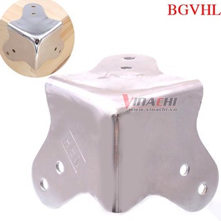 Bịt  GÓC VUÔNG INOX HÌNH LÁ - 1 CÁI