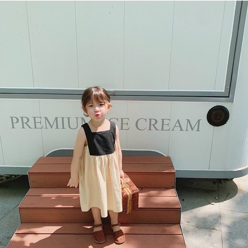 Váy nude fom babydol  bé gái