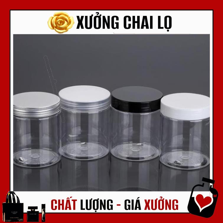 Hủ Đựng Kem ❤ TOP GIÁ RẺ ❤ Hũ nhựa pet 250g đựng mỹ phẩm, thực phẩm, đồ khô, ngũ cốc