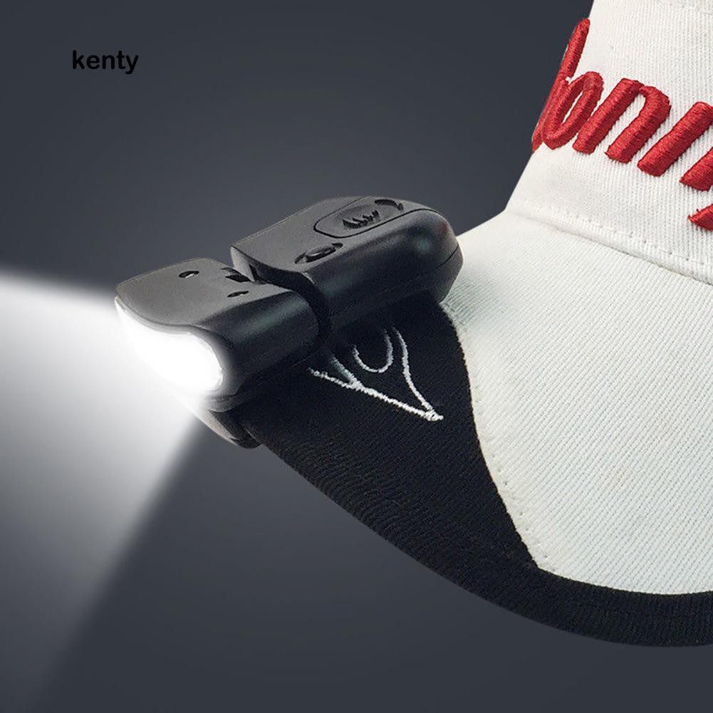 Kt★Đèn Led 5 Bóng Có Kẹp Gắn Mũ Lưỡi Trai