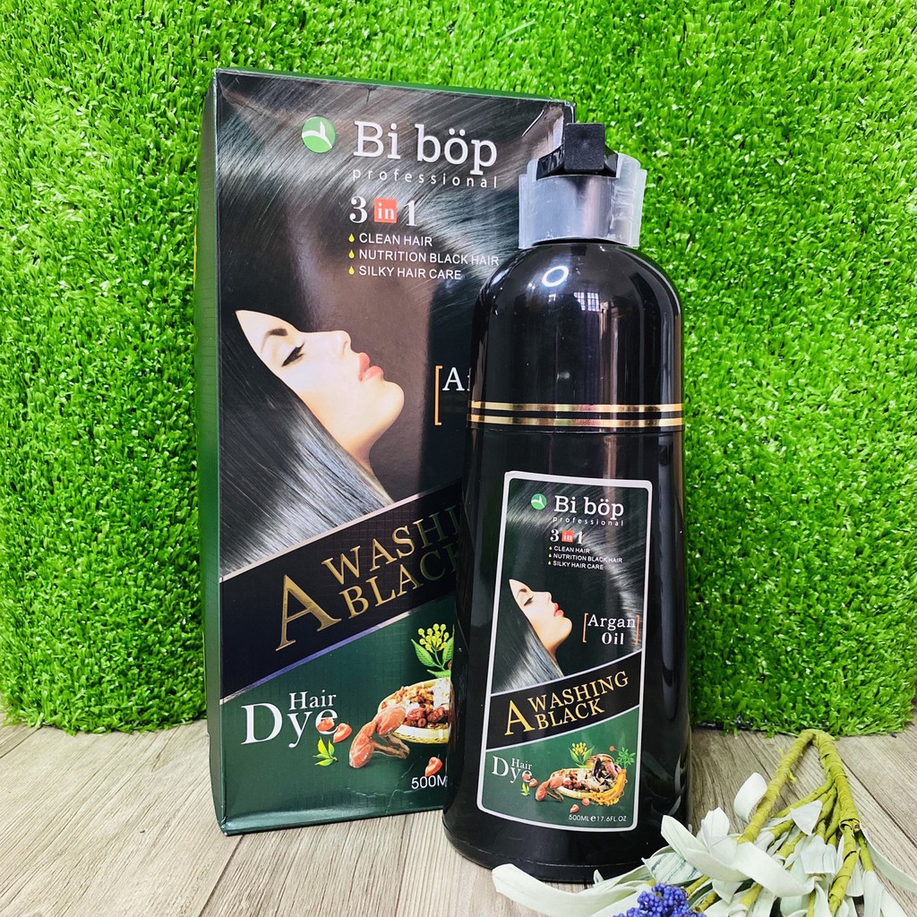 Dầu gội nhuộm phủ bạc đen (nâu) Nhật Bản | BigBuy360 - bigbuy360.vn