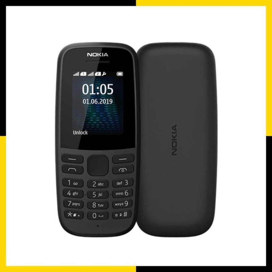 Điện thoại Nokia 105 1 SIM (2019) - Hàng Chính Hãng - Nguyên Seal [ HÀNG TỒN KHO ]