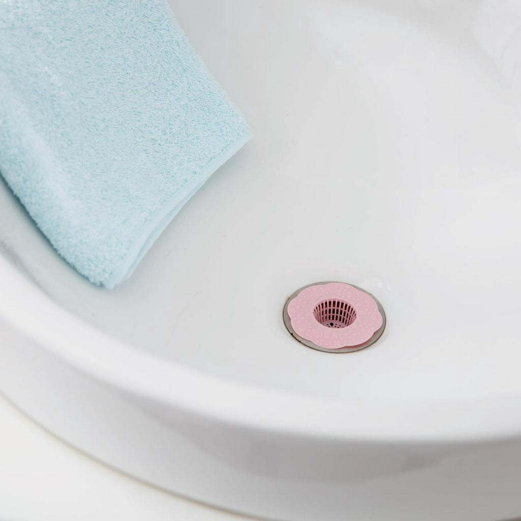 JUJIAJIA Bộ 6 Vĩ Lọc Bồn Rửa Hình Hoa Xinh Xắn