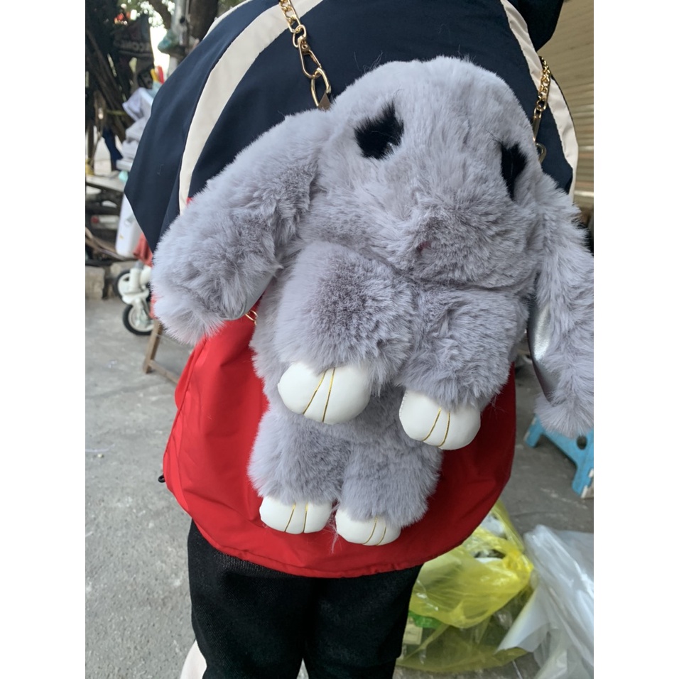 Túi thỏ lông vũ mịn