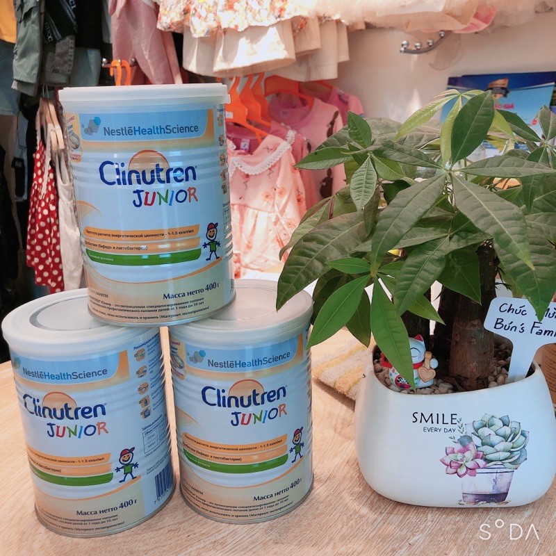 Sữa Clinutren Junior - Sữa dành cho người gầy và trẻ từ 1 tuổi trở lên
