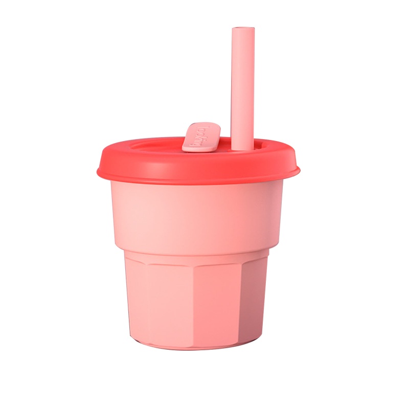 Bình Nước Silicone Có Ống Hút Gấp Gọn Tiện Lợi Dành Cho Bé